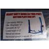 Image 1 : HEAVY DUTY 8800 POUND 2 POST BOTTOM PLATE CAR LIFT