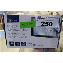 INSIGNIA 8 INCH FLEX WINDOWS TABLET