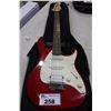 Image 1 : RED PEAVEY ELECTRIC GUITAR W/ SOFT GIG BAG