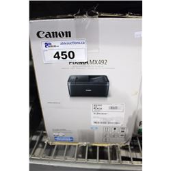 CANNON PIXMA MX492 WIRELESS PRINTER