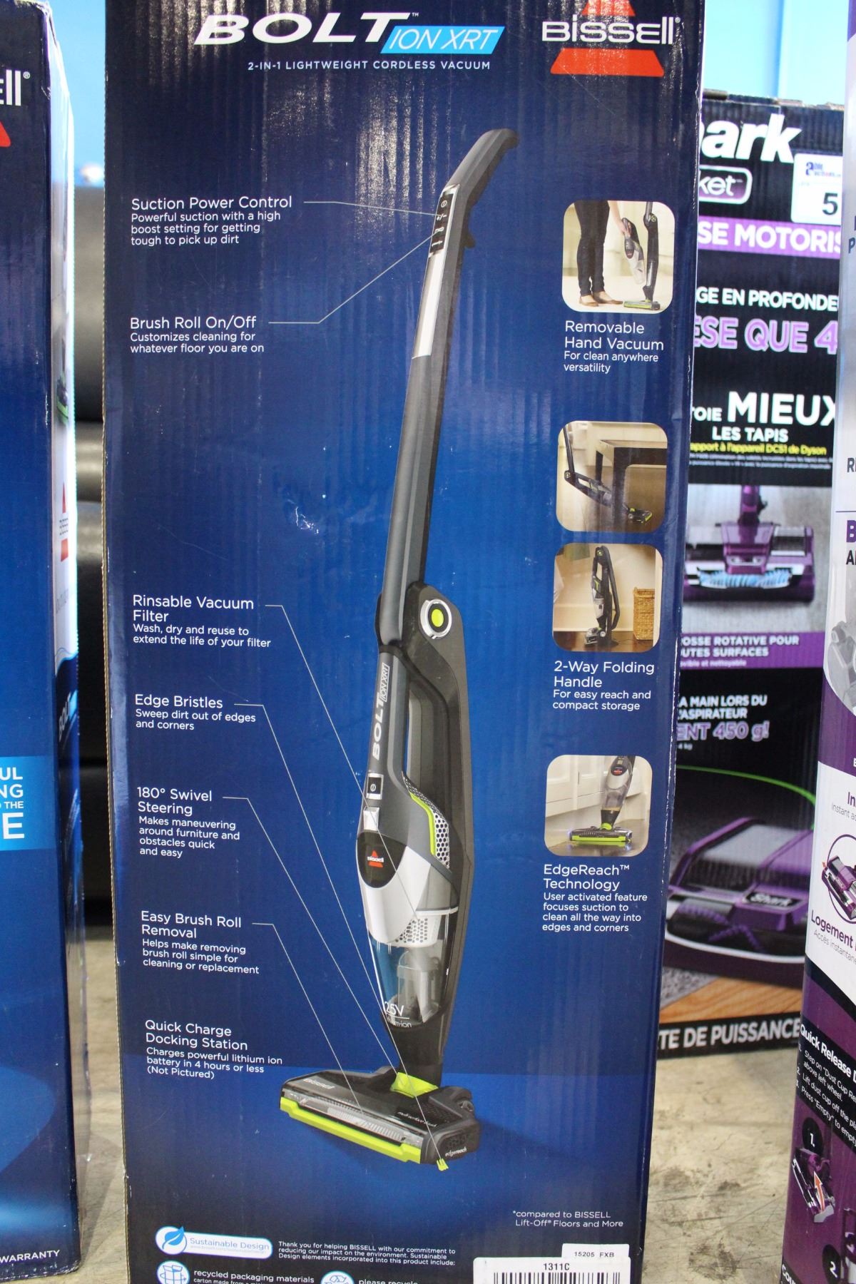 Bissell Bolt Ion Xrt Lightweight Cordless Vacuum With Lithium Ion Battery