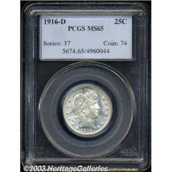 1916-D 25C MS65 PCGS.