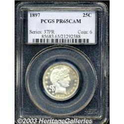 1897 25C PR65 Cameo PCGS.