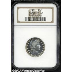 1901 25C PR67 Cameo NGC.