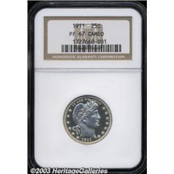 1911 25C PR67 Cameo NGC.