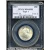Image 1 : 1917 25C Type One MS64 Full Head PCGS.