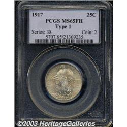 1917 25C Type One MS65 Full Head PCGS.