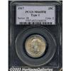 Image 1 : 1917 25C Type One MS65 Full Head PCGS.