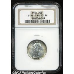 1917 25C Type One MS65 Full Head NGC.