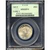 Image 1 : 1917 25C Type One MS66 Full Head PCGS.