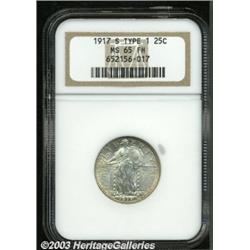 1917-S 25C Type One MS65 Full Head NGC.