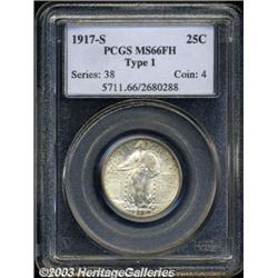 1917-S 25C Type One MS66 Full Head PCGS.