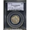 Image 1 : 1917-D 25C Type Two MS64 Full Head PCGS.