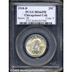 1918-D 25C MS66 Full Head PCGS.