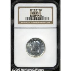 1918-S 25C MS65 NGC.