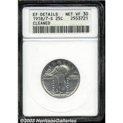 1918/7-S 25C--Cleaned--ANACS.