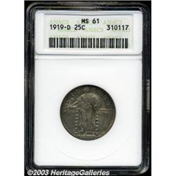 1919-D 25C MS61 ANACS.