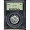 Image 1 : 1928 25C MS65 Full Head PCGS.