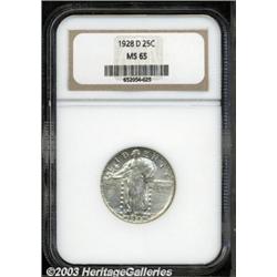 1928-D 25C MS65 NGC.