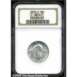 1928-D 25C MS67 NGC.
