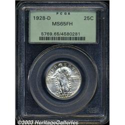 1928-D 25C MS65 Full Head PCGS.