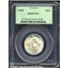 Image 1 : 1930 25C MS67 Full Head PCGS.