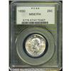 Image 1 : 1930 25C MS67 Full Head PCGS.
