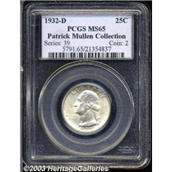 1932-D 25C MS65 PCGS.