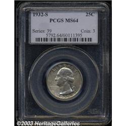 1932-S 25C MS64 PCGS.