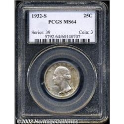 1932-S 25C MS64 PCGS.