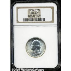 1934 25C MS67 NGC.