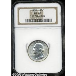1935 25C MS67 NGC.