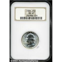 1935 25C MS67 NGC.