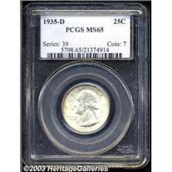 1935-D 25C MS65 PCGS.