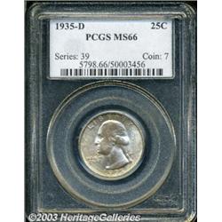 1935-D 25C MS66 PCGS.