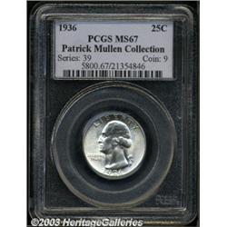 1936 25C MS67 PCGS.
