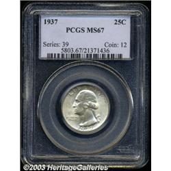1937 25C MS67 PCGS.