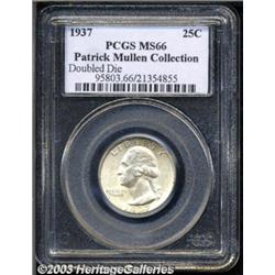 1937 25C Doubled Die MS66 PCGS.