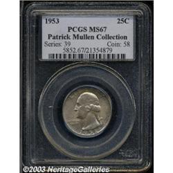1953 25C MS67 PCGS.