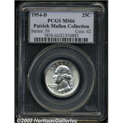 1954-D 25C MS66 PCGS.
