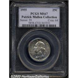 1955 25C MS67 PCGS.