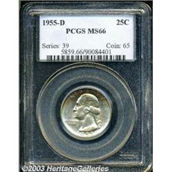 1955-D 25C MS66 PCGS.