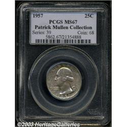 1957 25C MS67 PCGS.