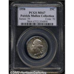 1958 25C MS67 PCGS.