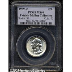 1959-D 25C MS66 PCGS.