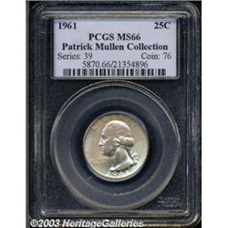 1961 25C MS66 PCGS.