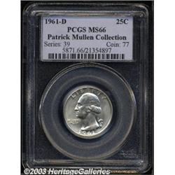 1961-D 25C MS66 PCGS.