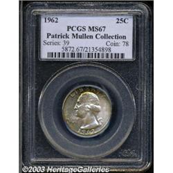 1962 25C MS67 PCGS.