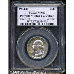 1964-D 25C MS67 PCGS.