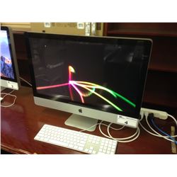 APPLE IMAC 27'' LATE 2009 MODEL IMAC11,1 DESKTOP COMPUTER, WITH 2.8 GHZ INTEL CORE I7 PROCESSOR, 8